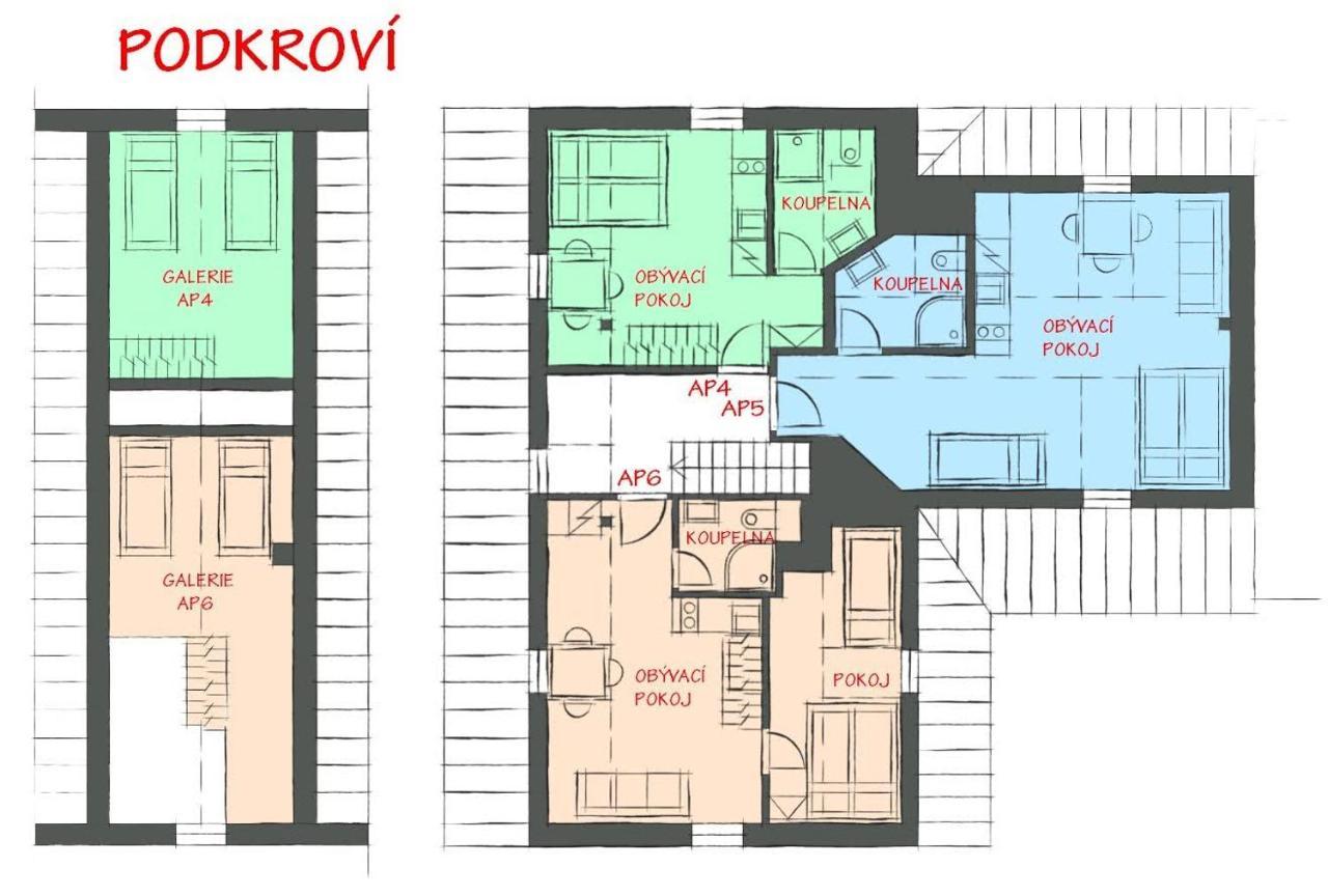Apartmany U Muzea Horni Blatna Bagian luar foto